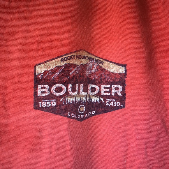 🟠 boulder colorado tee shirt - Picture 2 of 4